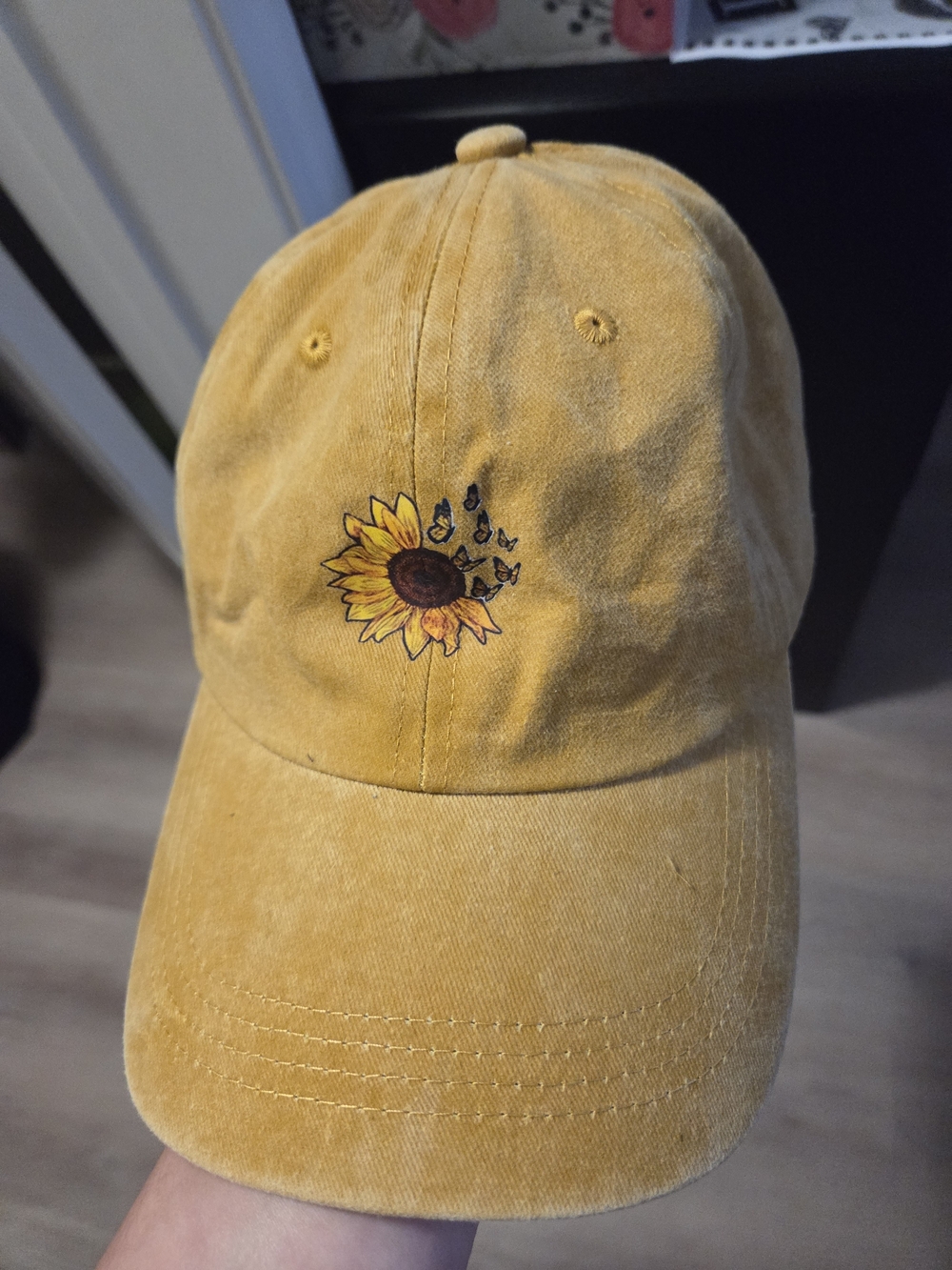 Yellow Sunflower Baseball Cap